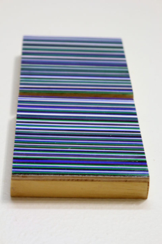 Study of Spatial Relations and the Perception of Color Number 1 (Nine In Line)
