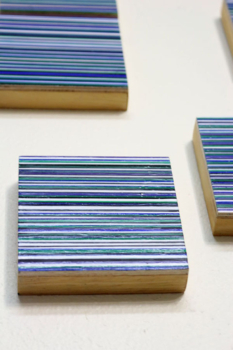Study of Spatial Relations and the Perception of Color Number 1 (Nine In Line)